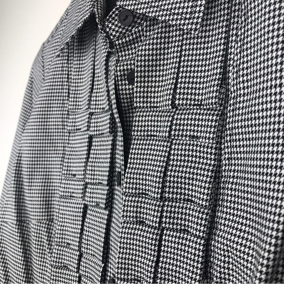 Pendleton Womens Button Down Shirt New w/ Tags Black & White Houndstooth Sz 6 - Picture 6 of 12
